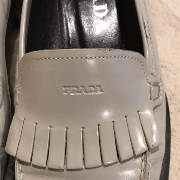 Vintage Prada Fringed Loafers Size 36 1/2 with Dust Bags and Cloth - Picture 16 of 16